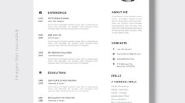 Ilustrasi Template CV , Image by m.salama on Freepik