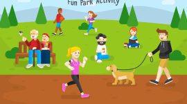 Ilustrasi Orang-orang Menikmati Kegiatan Produktif dan Menyenangkan Sabtu Pagi di Taman,
Image by freepik