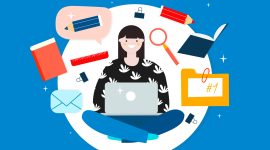 Ilustrai Perempuan Teknologi dan Pendidikan, Image by freepik