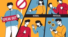 Ilustrasi Kampanye Stop Perundungan/Bullying di Sekolah, Image by freepik