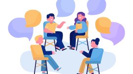Ilustrasi Para Remaja sedang Berlatih Skill Mendengarkan, Image by freepik