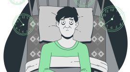 Ilustrasi Terkena gangguan Susah Tidur atau Insomnia, Image by storyset on Freepik