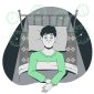 Ilustrasi Terkena gangguan Susah Tidur atau Insomnia, Image by storyset on Freepik