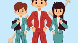 Ilustrasi Pemimpin Muda Berkarakter, 
Image by freepik