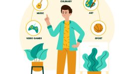 Ilustrasi Remaja asyik Memilih Hobi, Image by freepik