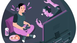 Ilustrasi anak-anak Gamer terkena dampak negatifnya, Image by storyset on Freepik