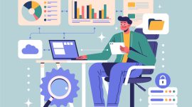 Ilustrasi Seorang Data Sciencetist, Image by pikisuperstar on Freepik