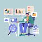 Ilustrasi Seorang Data Sciencetist, Image by pikisuperstar on Freepik