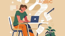Ilustrasi Seorang GenZ yang sedang asyik menikmati hobinya menulis, Image by pikisuperstar on Freepik