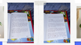 Belajar Menulis. Design by Canva