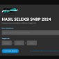 Menu Cek Hasil Seleksi SNBP 2024, sumber : website SNBP Kemendikbud