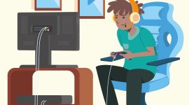 Ilustrasi Seorang Gamer Sedang Berlatih, Image by gstudioimagen1 on Freepik