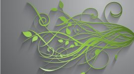 Ilustrasi Ukir Daun tema abstrak, Image by kjpargeter on Freepik
