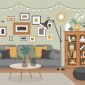 Ilustrasi Dekorasi Rumah saat Lebaran yang Lebih Hangat dan Nyaman,
Image by macrovector on Freepik