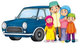Ilustrasi Keluarga Mudik Lebaran,
Image by brgfx on Freepik