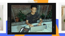 Belajar Menulis Design by Canva