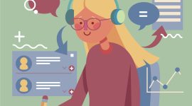 Ilustrasi Pelajar yang sedang belajar dengan Gaya Belajar Auditory,
Image by freepik