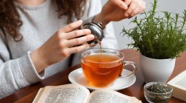 Menikmati Teh Herbal dan Membaca Buku Favorit sebelum Tidur,

Image by ChatGPT