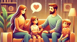 Ilustrasi Orangtua Membangun Ketangguhan dan Kecerdasan Emosional Anak