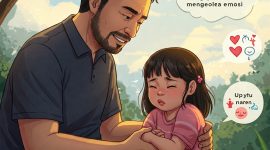 Ilustrasi Inspirasi Parenting Mengajari Anak Mengelola Emosi