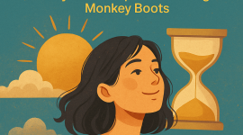 Ilustrasi Inspirasi Lirik Lagu Indah Pada Waktunya Monkey Boots