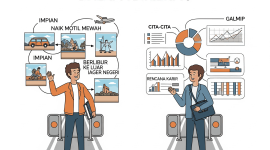 Ilustrasi Perbedaan Impian dan Cita-Cita