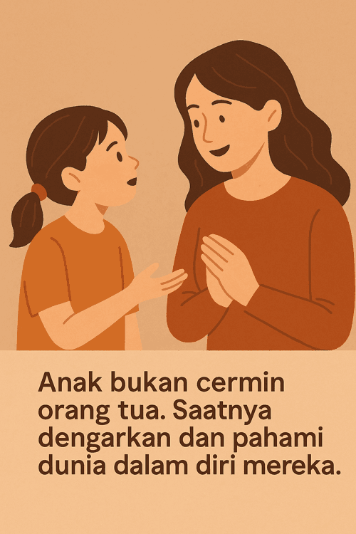 Inspirasi Parenting, Anak Bukan Cermin Orang Tua