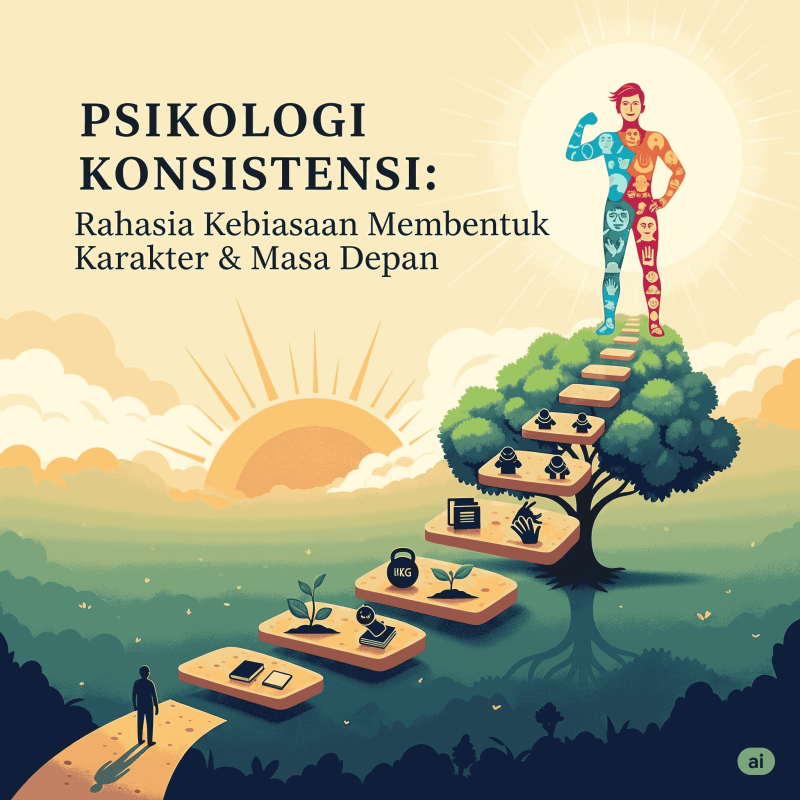 Psikologi Konsistensi, Rahasia Kebiasaan Membentuk Karakter & Masa Depan