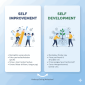 Ilustrasi Self Improvement vs Self Development