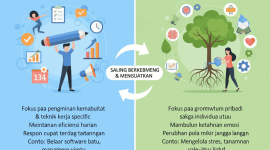 Self Improvement vs Self Development di Dunia Kerja dan Karier Profesional