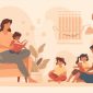 ilustrasi strategi praktis mengatasi parental burnout