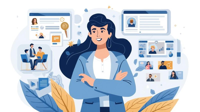 ilustrasi tentang Strategi Personal Branding untuk PRofesional Muda